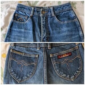 Vintage 1970s/1980s Jordache Embroidered Horse Jeans